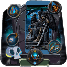 Dark Skull Mobile Theme icon