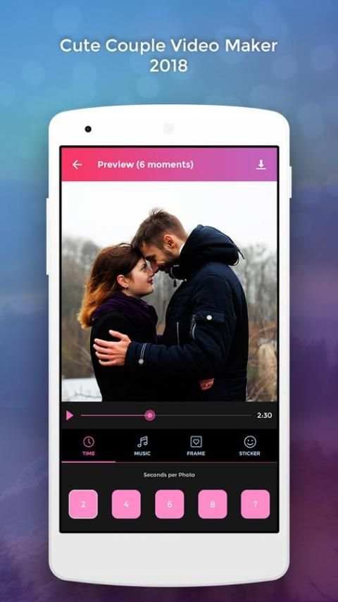 Cute Couple Video Maker 2018 screenshot 4