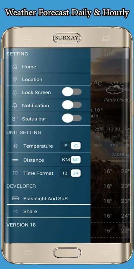 Prévisions météorologiques quotidiennes et horaire screenshot 2
