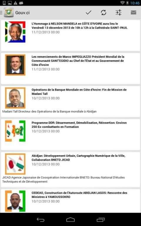 Gouvernement de Côte d'Ivoire screenshot 3