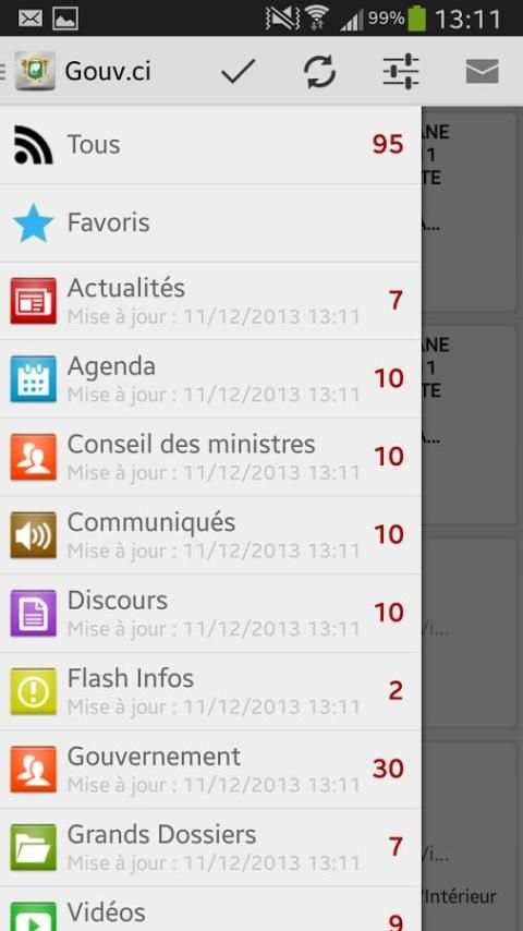 Gouvernement de Côte d'Ivoire screenshot 11