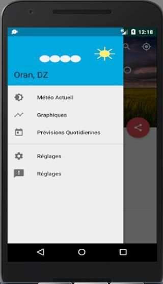 météo algerie screenshot 1