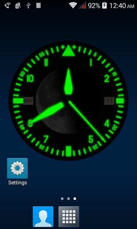 Lunar Clock Wallpaper Demo screenshot 4