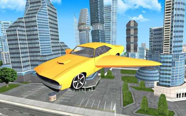 Flying Car Driving 3D screenshot 3