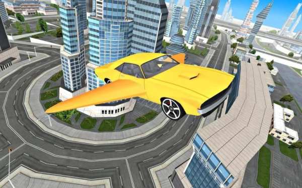 Flying Car Driving 3D screenshot 7