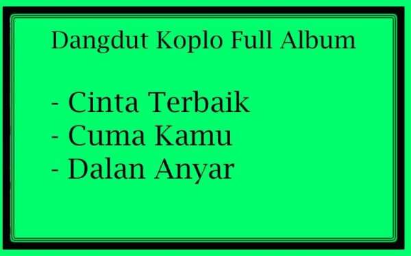 Dangdut Koplo Full Album 2 تصوير الشاشة
