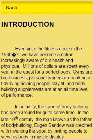 Real Body Building Guide screenshot 1