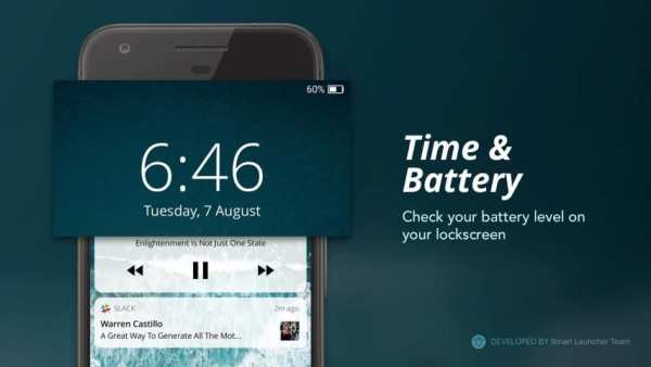 Wave - Customizable Lock screen screenshot 1