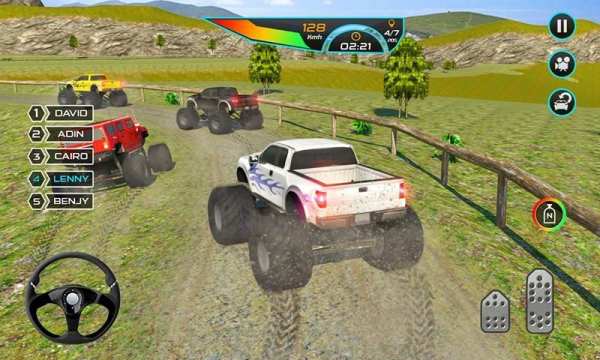 Monster Truck Racing - 4x4 Offroad Rally Racer 3D screenshot 11