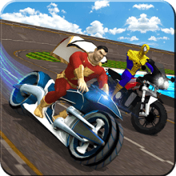 Superhero Motorbike: Moto Rider Racing أيقونة