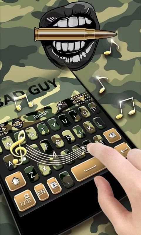 Bad Guy GO Keyboard Theme screenshot 2