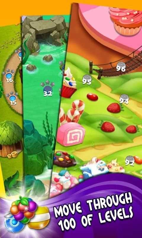 Candy Fruit Mania скриншот 1