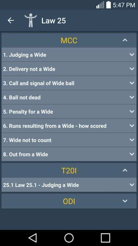 Laws Of Cricket screenshot 4