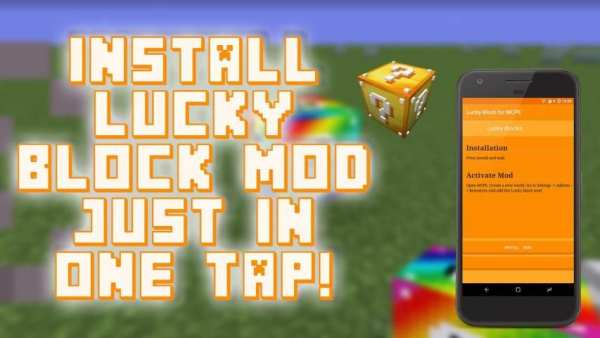 Lucky Block Mod for MCPE screenshot 1