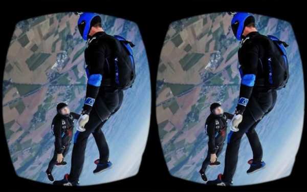 Sky Dive Virtual reality screenshot 2