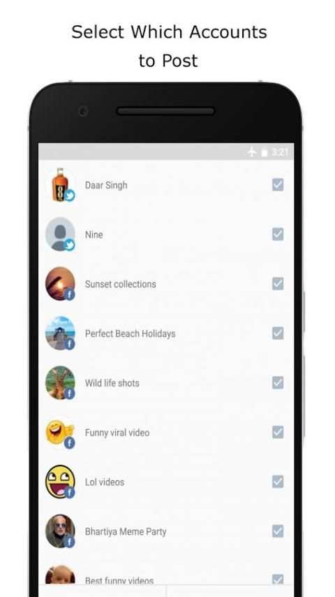Social Media Manager for Facebook and Twitter скриншот 2
