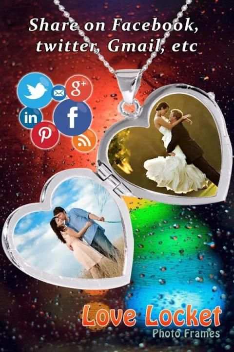 Love Locket Photo Frame скриншот 1