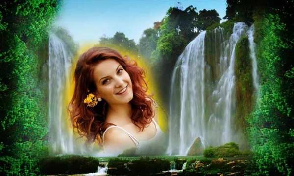 Photo On Water Falls 2 تصوير الشاشة