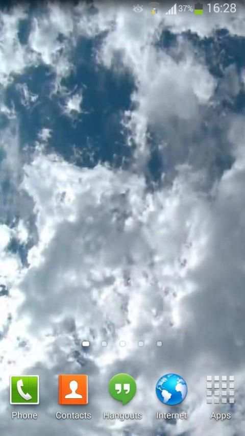 Clouds Live Wallpaper HD 7 تصوير الشاشة
