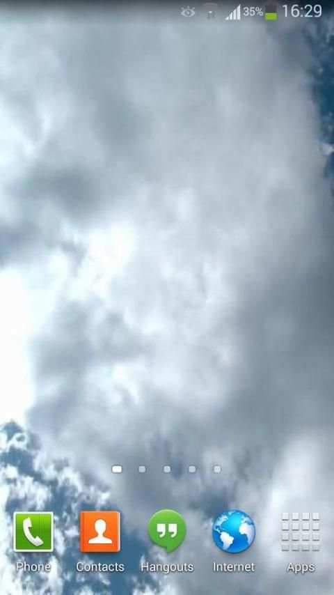 Clouds Live Wallpaper HD 3 تصوير الشاشة