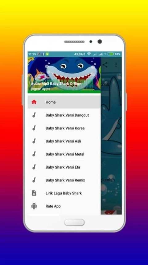 Audio Mp3 Baby Shark Offline screenshot 5