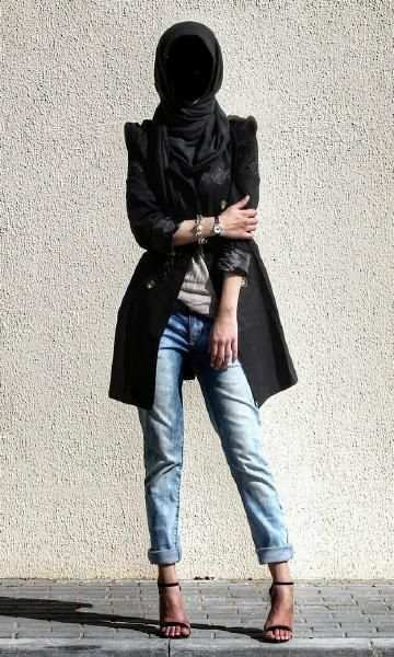 Hijab Ladies Jeans Style Photo Frames 4 تصوير الشاشة