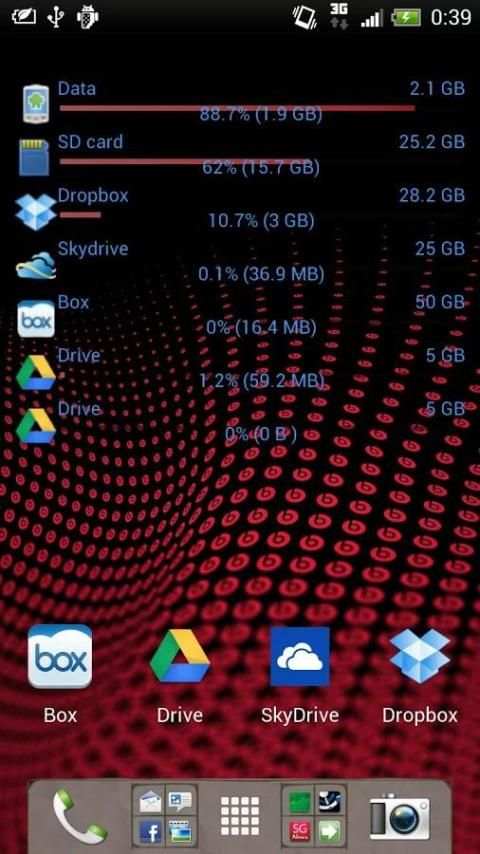 Storage Widget+ скриншот 4