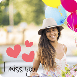 Miss You Photo Frames أيقونة