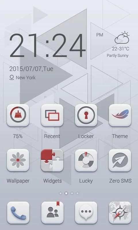 Pale Theme - ZERO Launcher screenshot 3