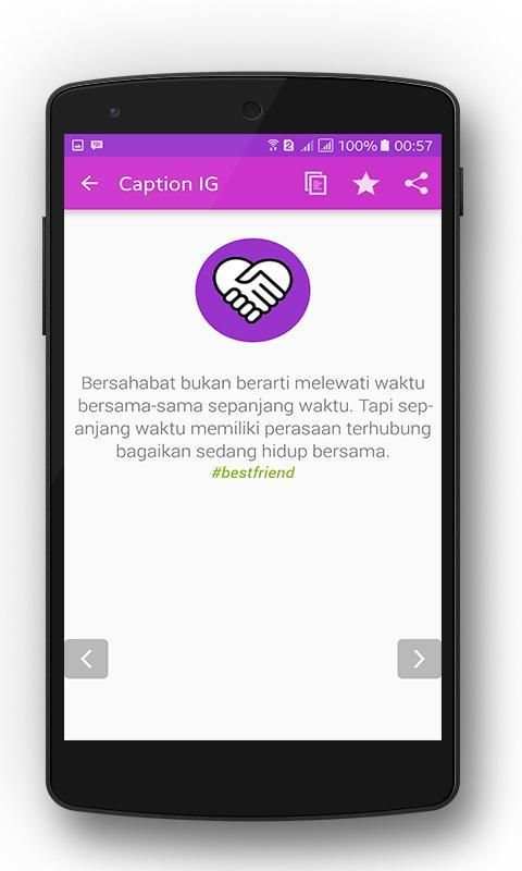Caption IG Keren screenshot 2