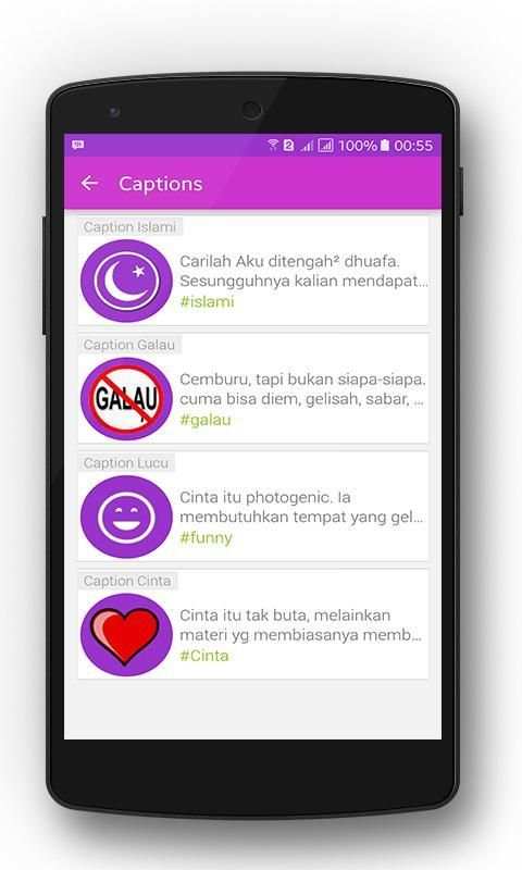 Caption IG Keren screenshot 6