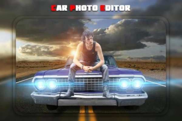 Car Photo Editor : Frames, Text, Sticker screenshot 1