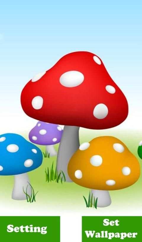 Mushroom Live Wallpaper screenshot 1