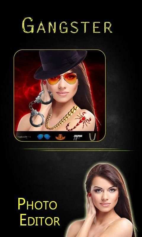 Gangster Photo Editor 3 تصوير الشاشة