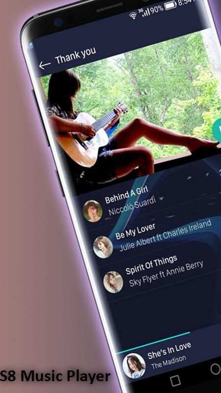 S8 Music Player 2 تصوير الشاشة