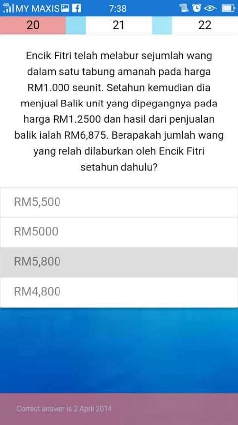 Kuiz Pelaburan PNB screenshot 1