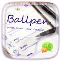 (FREE) GO SMS BALLPEN THEME