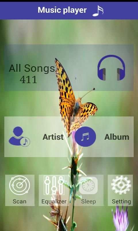 Music player स्क्रीनशॉट 8