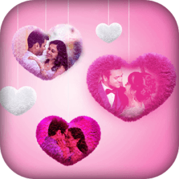 Pink Heart Photo Frame иконка