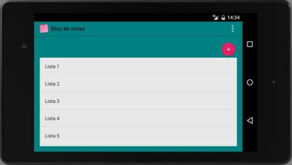 Bloc de Notas स्क्रीनशॉट 1