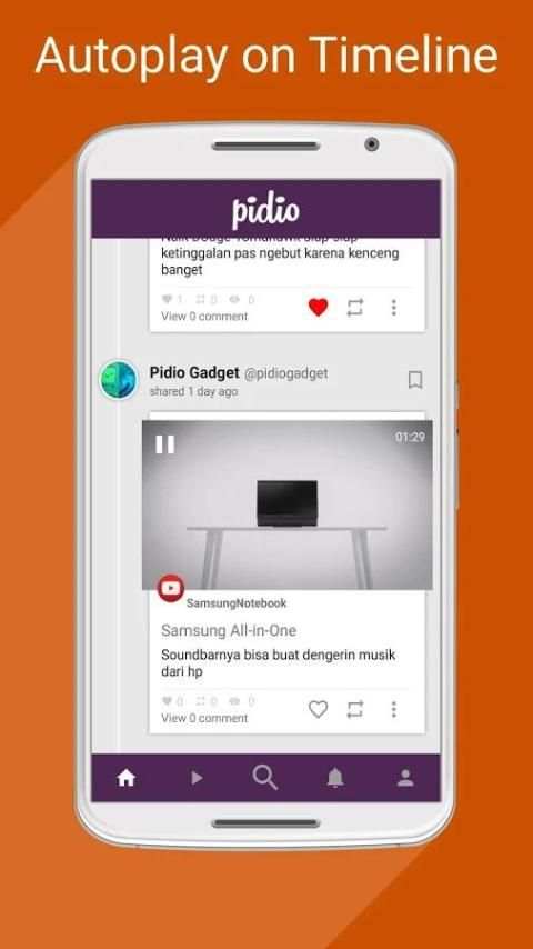 Pidio - Social Video Discovery скриншот 15