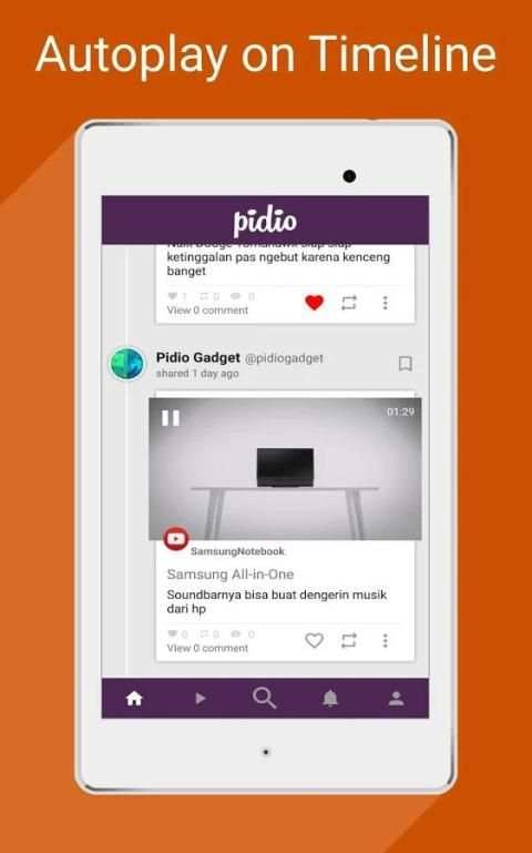 Pidio - Social Video Discovery скриншот 5
