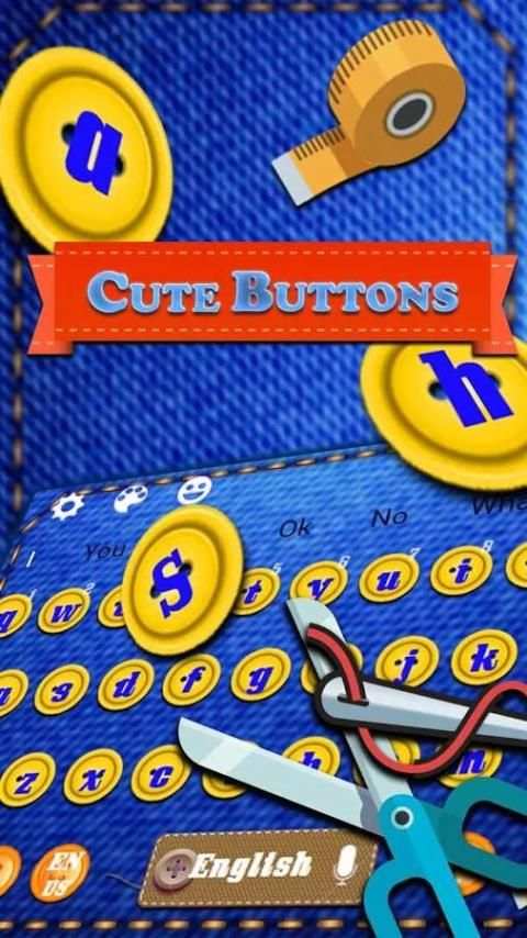 Cute Buttons Keyboard скриншот 3