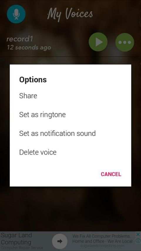 Smart Voice Changer 3 تصوير الشاشة