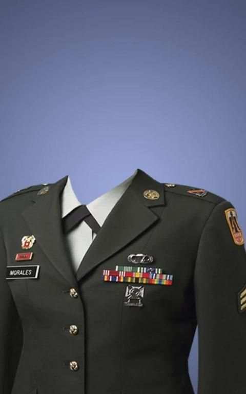 Army Photo Suit Montage 1 تصوير الشاشة