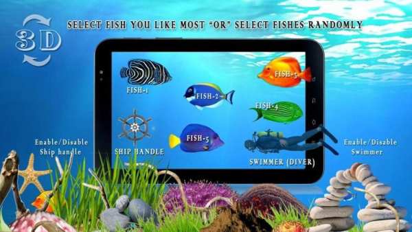 Ocean Fish Live Wallpaper HD screenshot 4