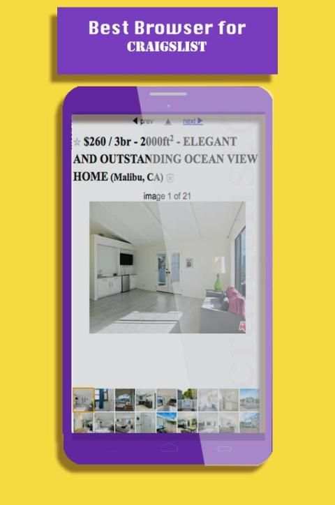 browser for craigslist 1 تصوير الشاشة