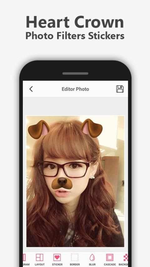 Heart Crown Photo Filters Stickers screenshot 7