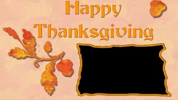 Thanksgiving Photo Frame скриншот 1