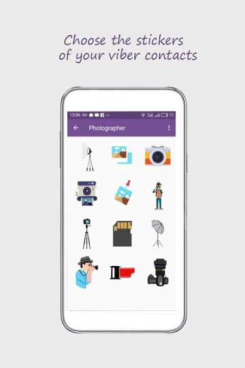 Stickers for Viber 2 تصوير الشاشة